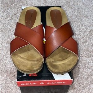 Rock and Candy Tan Sandals